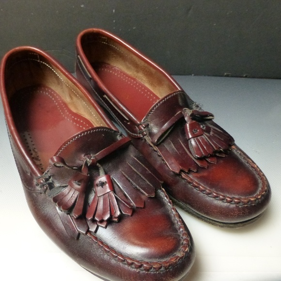 Cole Haan kiltie tassel cordovan loafers10D